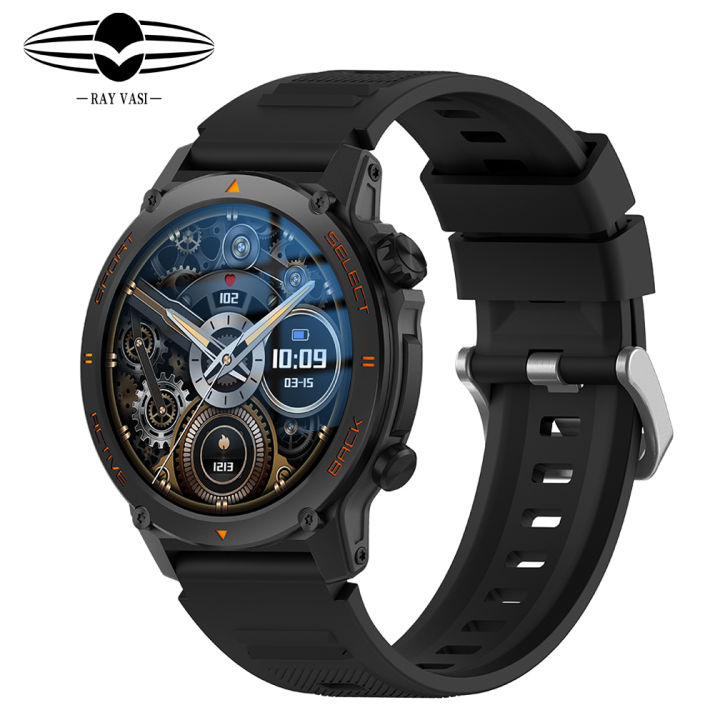 Rayvasi SmartWatch Z136 AMOLED Screen Bluetooth Call 100+Sport Mode Jam