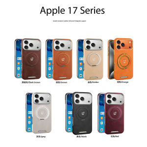 0930[Local Stock] Christmas Halloween magneticed Stand Rotating Bracket Leather Case for iPhone 17 Pro Max 16 Plus 15 14 13 12 Pro Plating Bumper Lens Protective Cover h261009