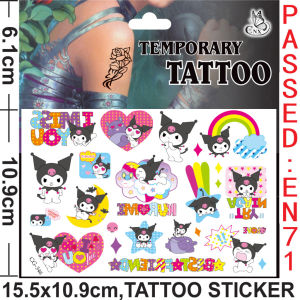 🇲🇾 Girl Princess Kids Children Cartoon Temporary Tattoo Sticker Waterproof Party Gift Hello Kitty Frozen Pikachu Mermaid