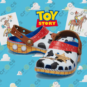 crocs Kids Disney Toy Stor Sheriff Woody Classic Clog anti slip shoes #209470