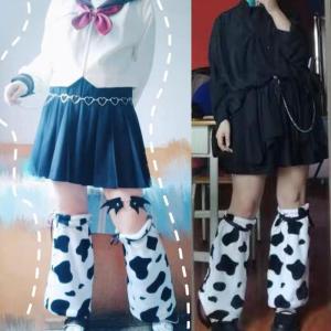 Phụ Nữ Mùa Đông Sang Trọng Làm ấm chân Bò in da báo Chân Bìa Vớ