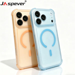Magnetic For Magsafe Case For iPhone 17 Air 16 15 14 Pro Max Plus Luxury Silicone Candy Color Transparent Matte Cover Soft Shell