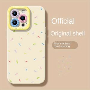 Compact ribbon themed phone case suitable for iPhone 17 16 15 14 13 12 11 Pro/Max/Plus anti drop and shockproof back cover