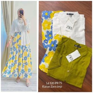 HAVEL SETELAN ROK BUNGA CRINKLE AIRFLOW MIX RAYON LD 110 // SET ROK HAVEL // HAVEL SETELAN ROK