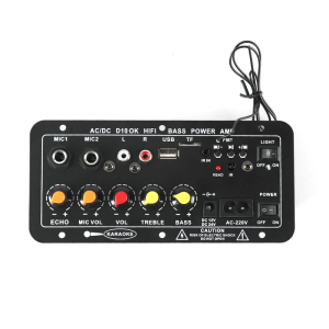 Amplifier Board Audio Bluetooth USB Radio TF DIY Subwoofer D10-II Digital Display D20 D50 D60 D11 Amplifier AC-220V-12V-24V Karaoke Power Stereo Bass Audio 8-12 Inci Mobil Radio Amplifier Subwoofer