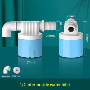 Automatic Water Level Control Valve Water Float Valve Toilet Float Valve Top & Side Inlet Mount Inside 1/2  3/4 1