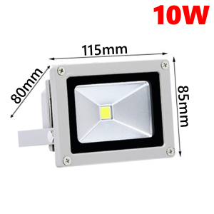 Đèn LED Pha Siêu Sáng 10W 20W 30W 50W 100W Ánh Sáng Trắng Gắn Sân Vườn Sân Vận Động Nhà Xưởng