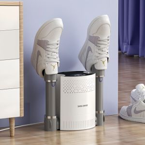 Portable Shoe Dryer Machine Ozone Sterilization Deodorant 120 Mins Timer Foldable Design Fast Hot Air Drying