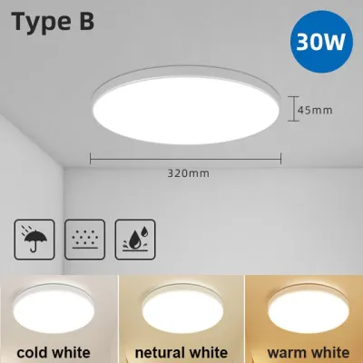 Led Ceiling Light Ultra Thin Lampu Modern LED Light Surface Mounted 220V-240V Led Downlight Ceiling Modern Round Lamp for Home Living Room Bedroom