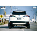 ท่อไอเสีย hks exhaust muffler  ตรงรุ่น toyota corolla Cross ออก 2 ข้าง ปลาย Carbon เครื่อง 2ZR ท่อ Stanless Steel. 