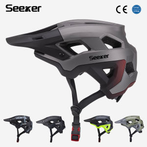 SEEKER outdoor downhill mountain bike helmet one-piece road mountain bike helmet ultra-light suitable for racing and riding2026