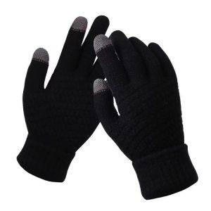 Touch Screen Gloves Non-slip Knitted Gloves Breathable Full Cover Gloves Winter Gloves