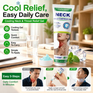 Soothing Cooling Neck Gel Neck Firming Treatment Anti Wrinkle Lifting Tightening Fade Neck Lines Double Chin Reducer Neck Care Skin Care