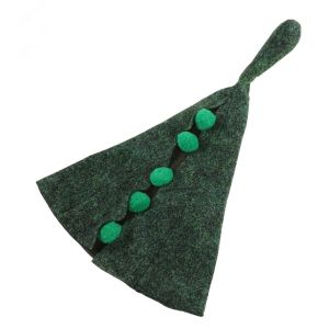 YOUSHI TOP Polyester Peasecod Shape Hat Hair Decoration Photo Props Halloween Cosplay Costume Prop Fashion Headwear Pea Wizard Role Play Caps Photoshoot Accessory