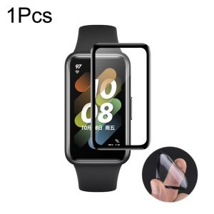 Redmi Band2 Watch2 3Pcs 9D HD Curved Black Edge Tempered Glass Film For Redmi Band Watch 2 3 4 5 Active Lite Pro Explosion-proof Watch Screen Protector