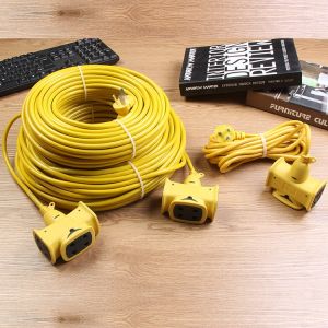 Soket Kabel Ekstensi Dengan Kabel /Kabel Sambungan Multi Fungsi/Kabel 20/10/5meter Soket Tiga CabangSteker Kabel Ekstensi Steker 4 Arah