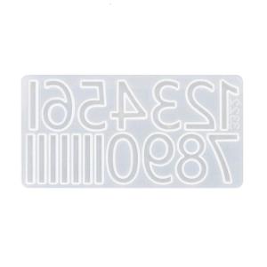 Đồng hồ Roman chữ số Ả Rập Khuôn Silicone nhựa Epoxy khuôn mặt dây chuyền cho đồ trang trí thủ công làm đồ thủ công trang trí nhà