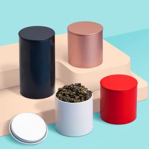 MOUSSE เล็กๆน้อยๆ กลมกลมๆ ลูกอมลูกอมลูกอม ที่ปิดสนิท กล่องของขวัญ เครื่องประดับอัญมณีอัญมณี กล่องชาชา ภาชนะบรรจุชา โถบรรจุชา ชากระป๋อง