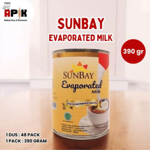 Sunbay Evaporated Milk Lebih Creamy Lebih Lezat