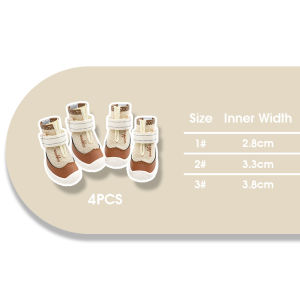 HamshMoc Pet Night Vision Shoes Waterproof Mesh Thick Edge For Indoor Outdoor All Purpose