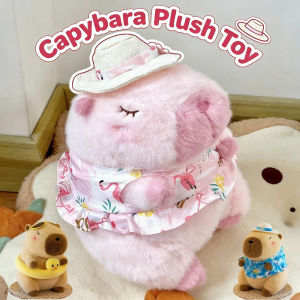 New 25CM Capybara Plush Toy Summer Style Stuffed Animal Kawaii Doll Gift for Girls