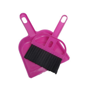HOVELSHOP Sapu Dan Serokan Mini Dustpan Set Warna Warni