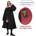 Poter Harry Costume Magic Robe Gryffindor Slytherin Hufflepuff Ravenclaw School Of Magic Robe Women and Men Coat  Halloween Cosplay Costumes. 
