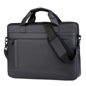 RUCHO with Handle Men Business Laptop Bag Shoulder Strap Briefcase Portable Laptop Bags Simple Thicken Laptop Shoulder Bag Office Use