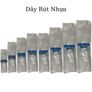 Dây Rút nhựa dây thít nhựa nhiều kích thước - Linh Kiện Điện Tử TTN