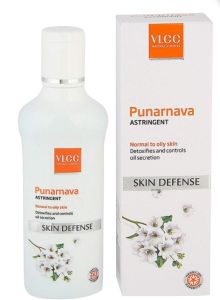 VLCC PUNARNAVA ASTRINGENT 100ML DETOXIFIES AND CONTROLS OIL SECRETION PROMO