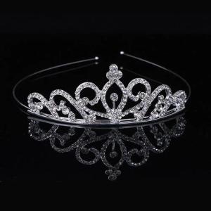 Fashion Rhinestone Crowns Headband Queen Princess Crown Hair Jewelry Childrens Dance Performance Wedding Party Hair Accessories H260702