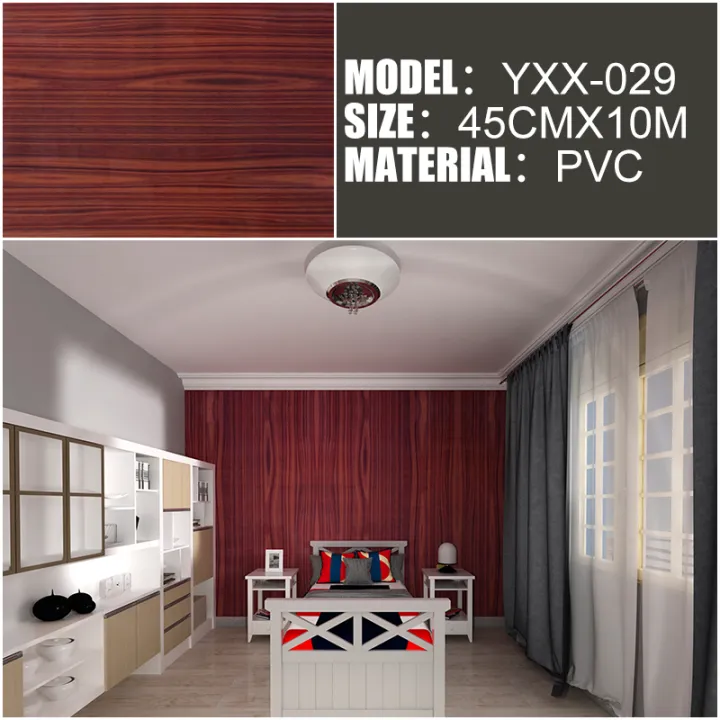 wood%20wallpaper%20sticker%20waterproof%2010metersX45cm%20PVC%20wallpaper%20room%20design%20wall%20door%20Sticker%20PVC%20wooden%20self%20adhesive%20wall%20sticker%20home%20decor%20-%20Image%208
