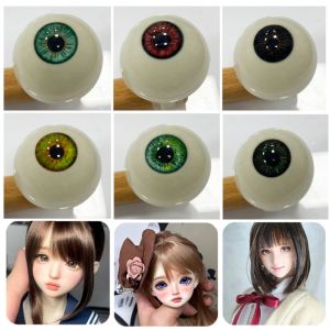 DOWNA 1pair 20mm Mắt giả acrylic với mắt đo 3 chiều 10 Kiểu Dáng Đồ thủ công làm búp bê tự làm Phụ Kiện Đồ Chơi Thú Cưng An Toàn Dành cho búp bê BJD