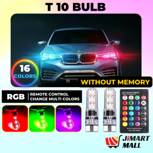 T10 LED REMOTE CONTROL Car Motor Wireless Light Bulb Headlamp HeadLight Number Plate Boot Lampu Kecik Malam Hujan Kereta Small Lamp Mentol 汽车摩托车灯泡