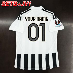 Áo đấu bóng đá áo đấu của các cầu thủ áo đấu sân nhà của Juventus dành cho mùa giải 2026/27 có in logo của Serie A và Europa League có thể tùy chỉnh tên và số có các kích cỡ từ S đến 2XL. # PY0140