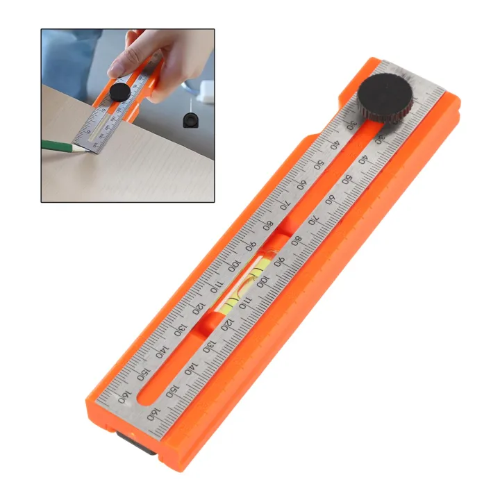 Compact Carpentry Depth Ruler with Multi Angle Adjustment and Built In ...