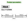 20Inch Whip Check Safety Hose Pengaman Selang Hose Arrestor / Tali Kawat Stainless Steel. 