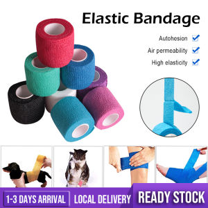 Self Adhesive Elastic Bandage Stretchy Athletic Tape Ankle Finger Muscles Care Medical Bandage Gauze Dressing Tape Sports Wrist Support