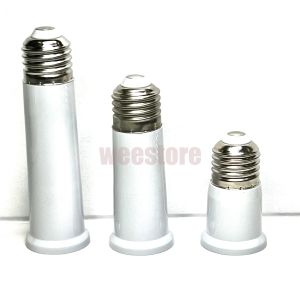 ขั้วเพิ่มความยาว หลอดไฟ E27 to E27 เพิ่มระยะ 65mm 95mm 120mm ขั้วพลาสติกใช้กับหลอดไฟให้ความร้อนไม่ได้ ขั้วต่อความยาว
