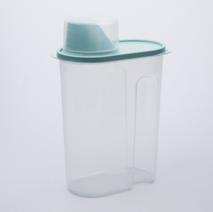 Food Storage Box Container Set with Pour Lids Kitchen Storage Bottles Jars Dried Grains Tank2.3L