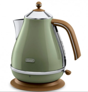 Ấm Siêu Tốc Delonghi Icona Vintage KBOV 2001 Ấm Đun Siêu Tốc Bình Siêu Tốc Bình Đun Nước Ấm Đun NướcDung Tích 1.7L Phong Cách Cổ Điển Thời Thượng Nhập Đức BH 12 Tháng
