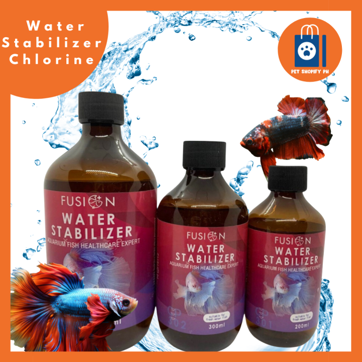 Aquarium Tank Fusion Water Stabilizer Chlorine Neutralizer Anti