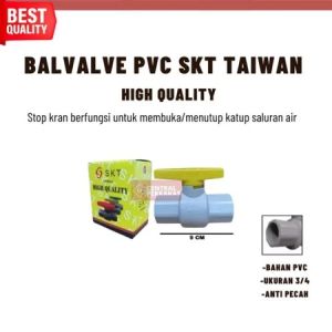 2PCS BALVALVE / STOP KRAN AIR / BALVALVE MERK SKT TAIWAN ( SATU PAKET ISI 2PCS )