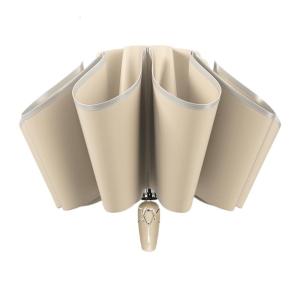 แถบสะท้อนแสงกันสาดร่ม12Rib ทึบโครงสร้างแบบไม่ต้องใช้ความพยายามกลไกเปิดและปิด1ปุ่ม