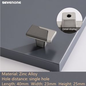 [NEW]Simple Cabinet Door Handle Wardrobe Cabinet Handle Zinc Alloy Thickened Furniture Door Handle