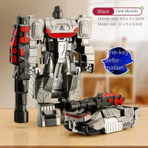 CuddleCove Transforming Robot Car Toy One Step Deformation Action Figure ABS Plastic Kids Gift Age 3