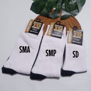 KAOS KAKI SEKOLAH MODEL PANJANG UNTUK ANAK SD SMP SMA