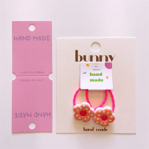 Childrens Spring New Bright Spotted Flower Fluorescent Hair Loop Headband