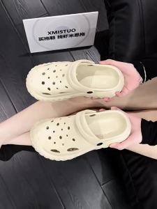 MenS Summer Outdoor Clogs CoupleS Non-Slip Closed-Toe Dual-Use Slippers Soft Sole Beach Large Size Slippers