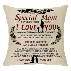 Vỏ gối có in bọc gối ngày của mẹ vỏ gối trang trí 45x45cm vải lanh tình cảm quà tặng cho mẹ